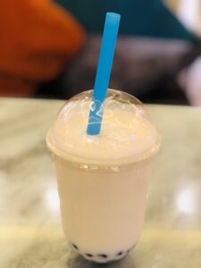 Coconut Bubble Tea (नरिवल बबल चिया)