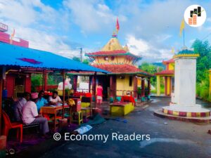 राधा-कृष्ण मन्दिर। शिवमहापुराण तथा श्रृङ्गारिक महाआरती। घोराही। दाङ