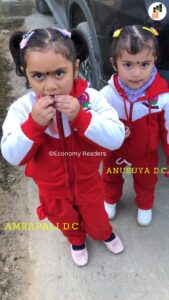 Amrapali D.C | Anusuya D.C | Going to School | Having fun together