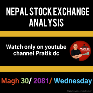 Nepal Stock Exchange | TMS | Analysis | Today | Magh-30-2081-Wednesday