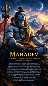 Mahadev – The Eternal Destroyer and Creator